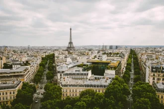 An image of a Paris, France.